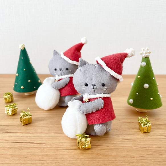 【特集掲載】ねこサンタさんとほのぼの過ごすクリスマス （ねこサンタさんのみ） 1枚目の画像