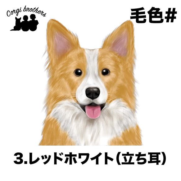 【 ボーダーコリー 水彩画風 毛色4色 】 手帳 スマホケース 犬 うちの子 iPhone & Android 4枚目の画像