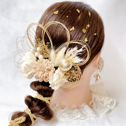 ファミリア風 赤チェック バナナクリップ リボン ヘアクリップ