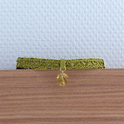 猫の首輪　トリミングブレード　カンヌキ　ピスタチオ② 1枚目の画像