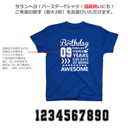 数字を選べる Kファッション かわいい ハッピーバースデー Tシャツ ハングル Happy Birthday 4枚目の画像