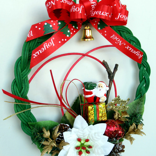クリスマスリース飾り 小22-1 リース kisetukazari2 通販 14872501
