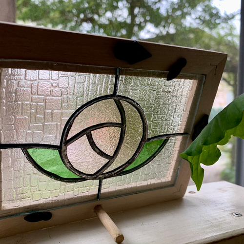 ステンドグラス　花束　ステンドグラスパネル 　プレゼント ステンドグラスパネル(フラワー） | iichi 日々の暮らしを心地よくする