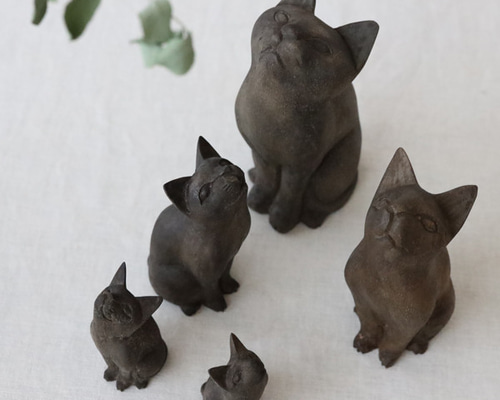 漆塗 マーブル 猫 木製 置物 漆塗 マーブル 猫 木製 置物 漆塗 マーブル 猫 木製 置物