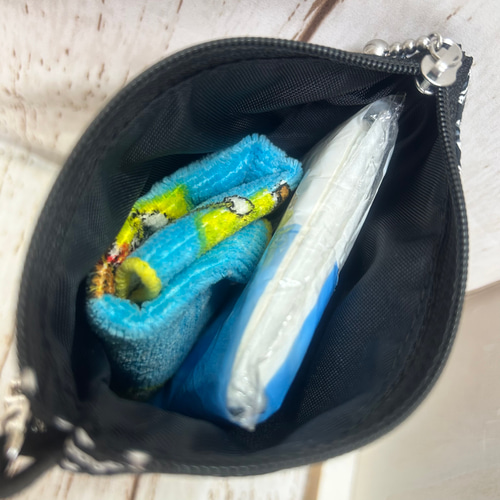 ナスカン付き iQOS ロングタバコも入る ポーチ ミニポーチ 移動