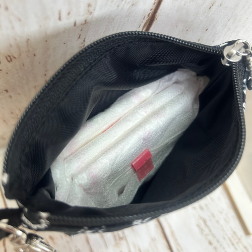 ナスカン付き iQOS ロングタバコも入る ポーチ ミニポーチ 移動