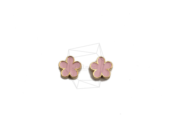 PDT-2645-G【2個入り】リーフクローバーエポキシペンダント,Leaf Clover Epoxy Pendant 1枚目の画像