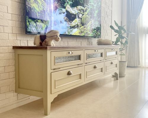 L3306-9 フランスアンティーク オーク サイドボード テレビボード L3306-9 フランスアンティーク オーク サイドボード テレビボード