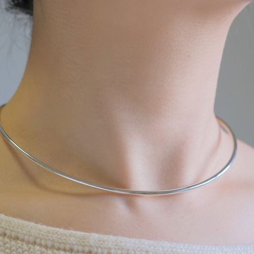 vintage すり寄り silver925】チョーカー ネックレス vintage すり寄り silver925】チョーカー ネックレス