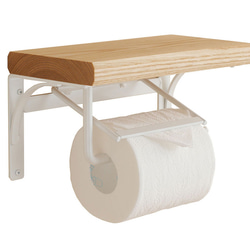 cream.70 ガス管 立ち上がり手すり 介助バー ペーパーホルダー 男前