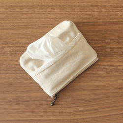 紙巾袋手工刺繡花籃和蝴蝶 第3張的照片