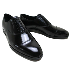 コードバン ストレートチップ 紳士靴 受注生産 携帯用靴ベラ付属 3枚目の画像