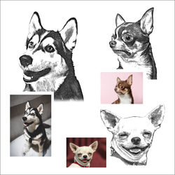 愛犬 わんちゃん オリジナルスウェット【名入れ】うちの子 オーダー 写真 イラスト ペット トレーナー 猫 ねこ うさぎ 8枚目の画像