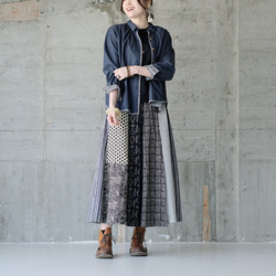 【補貨】簡約又不失時尚！簡約紐扣襯衫（22w-16）牛仔款 5號 第6張的照片