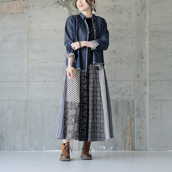 【補貨】簡約又不失時尚！簡約紐扣襯衫（22w-16）牛仔款 5號 第6張的照片