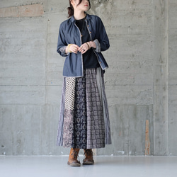 【補貨】簡約又不失時尚！簡約紐扣襯衫（22w-16）牛仔款 5號 第7張的照片