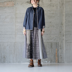 【補貨】簡約又不失時尚！簡約紐扣襯衫（22w-16）牛仔款 5號 第4張的照片