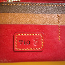 【送料無料】赤牛革の総手縫いオリジナルシンプル本革長財布　ＴＩＯーＮ０４０ 10枚目の画像