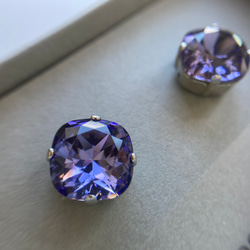 Swarovski® Carré 坦桑石袖扣附禮盒 第2張的照片