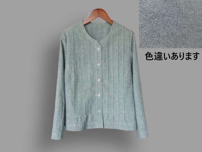 ～Seriesブラウス…綿麻ダンガリーワッシャー加工～