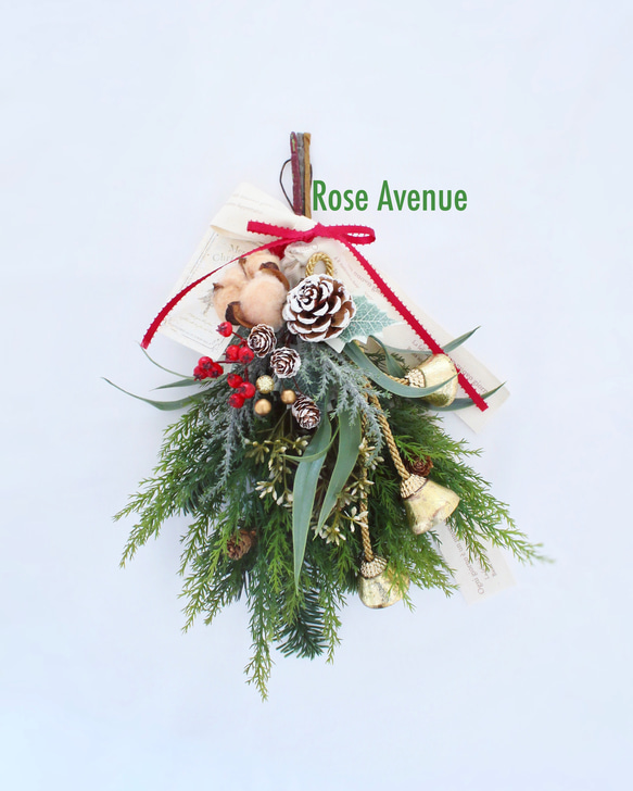 【クリスマススワッグ】　Xmas♡ ハンドメイド　クリスマス　オリジナル　ベル ✮【再販・ラスト1点】クリスマスベルスワッグ࿄ཽ·˖*(ゴールドベル