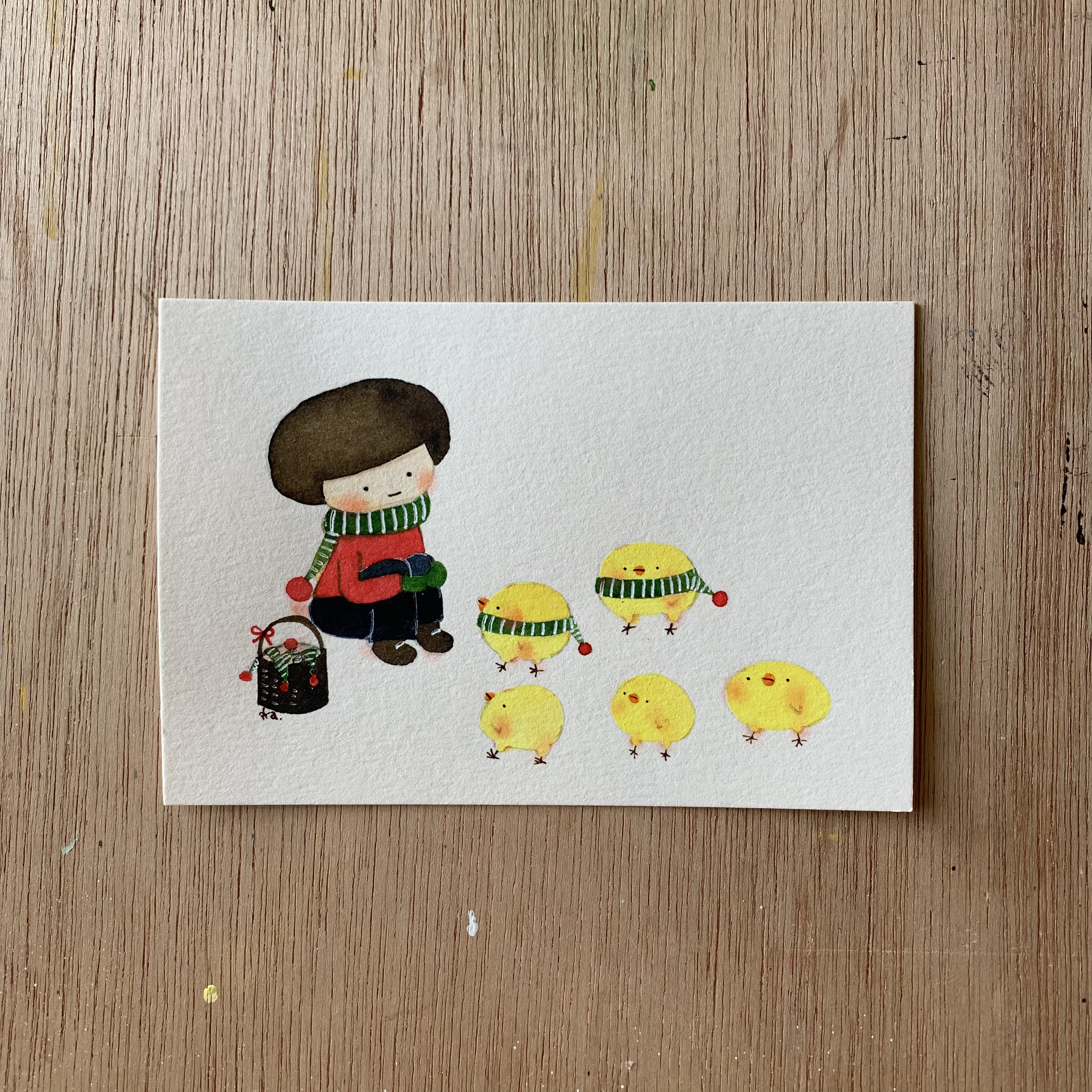 「サンタクロースのお話」原画　送料無料