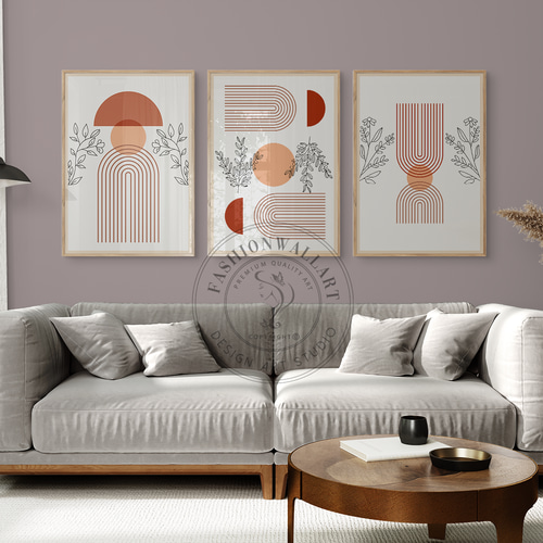 アートポスター ボタニカル 3枚セット おしゃれ 北欧風 シンプルモダン
