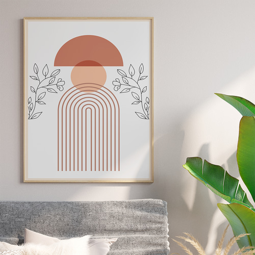 アートポスター ボタニカル 3枚セット おしゃれ 北欧風 シンプルモダン