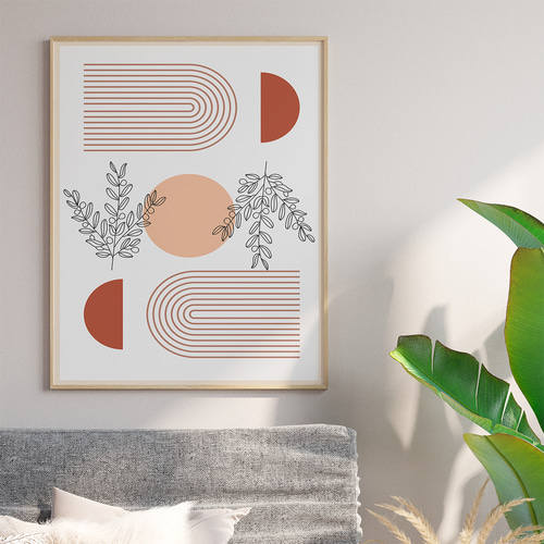 アートポスター ボタニカル 3枚セット おしゃれ 北欧風 シンプルモダン