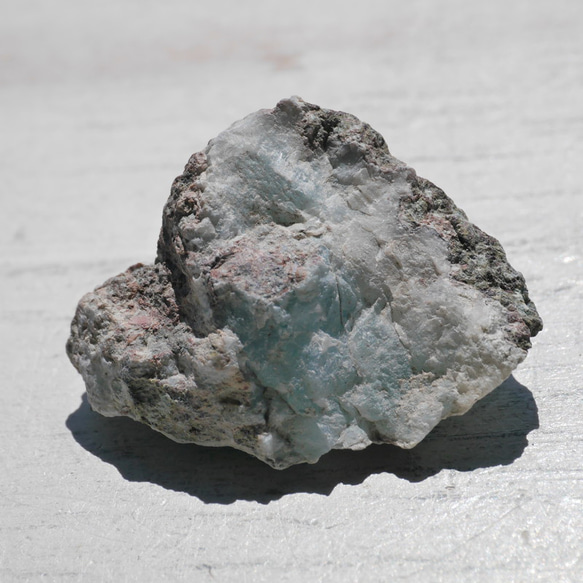 天然石ラリマー約17g約41mm(ドミニカ共和国産)母岩付き原石ラフロック鉱物鉱石[lar-221027-02] 15枚目の画像