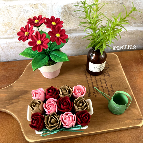 アートフラワー オリジナル ブローチ 薔薇 プレゼント 土産 お土産