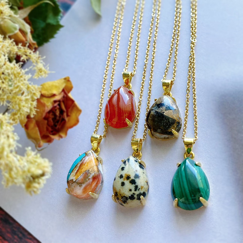 魔女のぷっくり宝石ネックレス5種 -Witch's collection- ネックレス