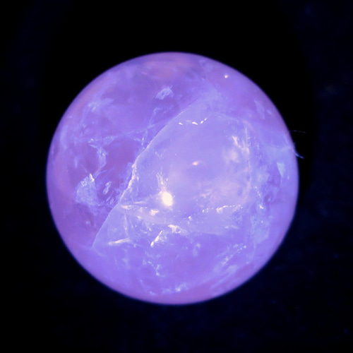 ✨希少✨♡スターディープローズクォーツ♡スター強め♡天然石　丸玉　スフィア スターローズクォーツ スフィア（丸玉）-e 天然石 BodhiTreeルース館