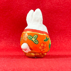 生肖達摩、招財兔、短耳 | 藝術、達摩、生肖配件、幸運符 第7張的照片
