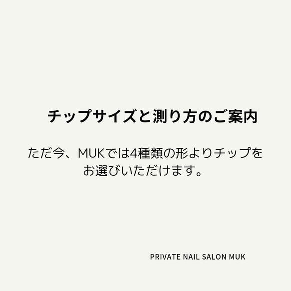 チップサイズ、種類、測り方説明(2022/11) 1枚目の画像