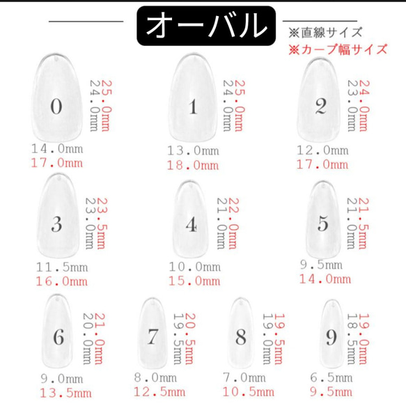 チップサイズ、種類、測り方説明(2022/11) 5枚目の画像