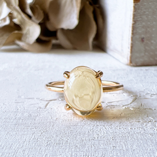 Silver925 バルティックアンバー 2種 リング Silver925 バルティックアンバー 2種 リング