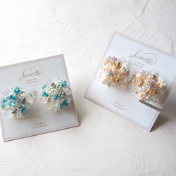 hortensia pierce or earrings 2枚目の画像