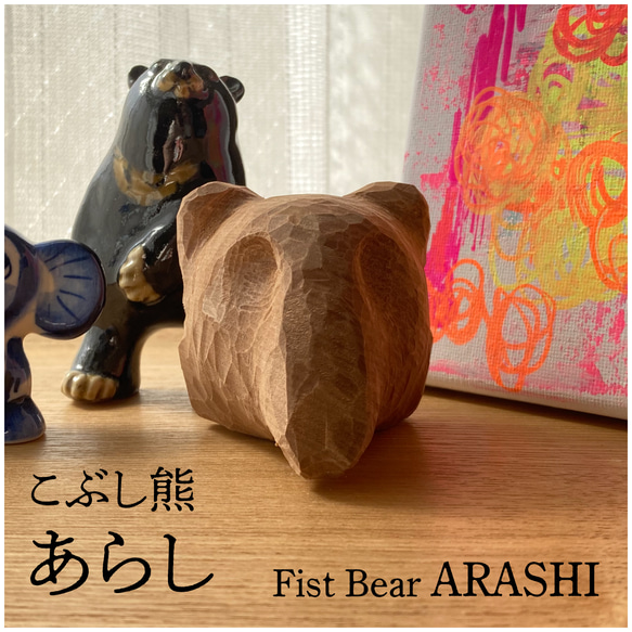 こぶし熊 あらし Fist Bear ARASHI 1枚目の画像