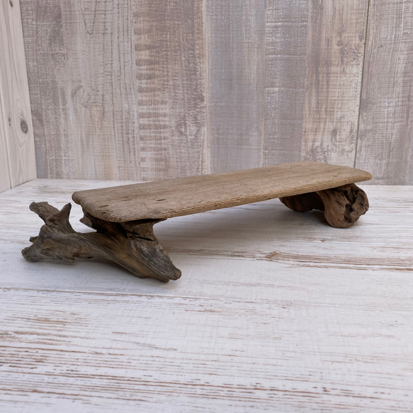 流木×古材 ベンチソファ 流木インテリアベンチ