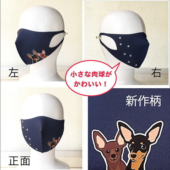 【Sale】マスク ミニチュアピンシャー 2枚目の画像