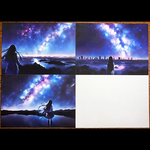 星空少女 ポストカード3枚セット(A) 絵画 ミラクルキューティー 通販