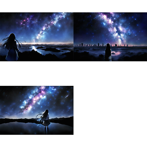 アクリル画 城と星空 アクリル画】空・雲・星空の風景画の描き方🌌 Acrylic Painting