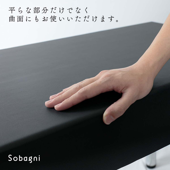 ★エシカルレザーSobagni（ソバニ）★至高のマテリアルエシカルレザーに粘着加工★厚手タイプA4カット★トープ 7枚目の画像