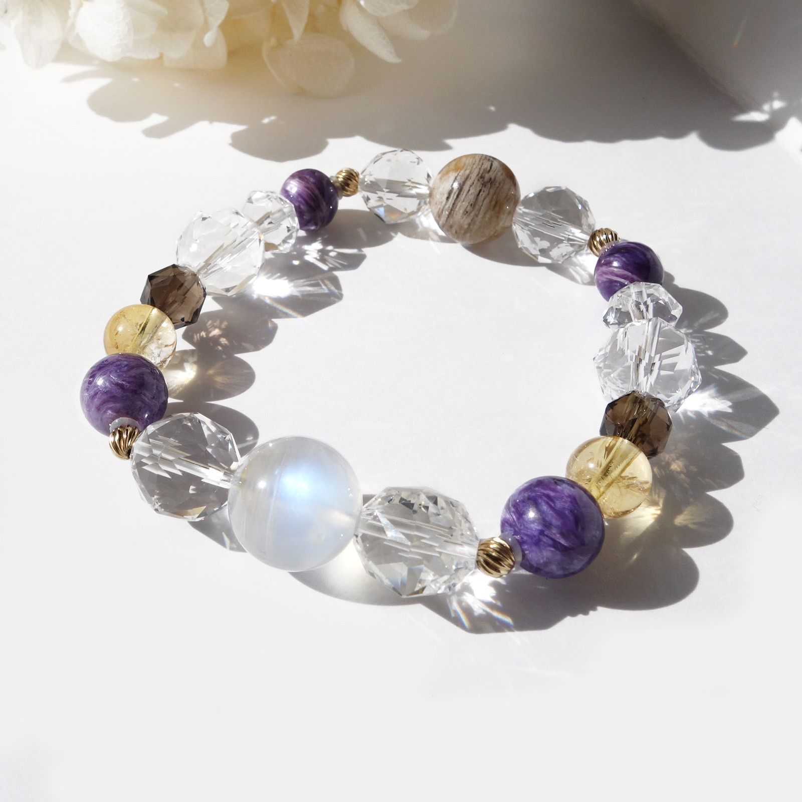 ⭐︎【天然】ムーンストーン ペリステライト ペンダントトップ 29.12g  