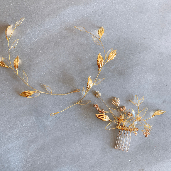 セット】アメリカンフラワー ヘッド リーフ フラワー ブライダル