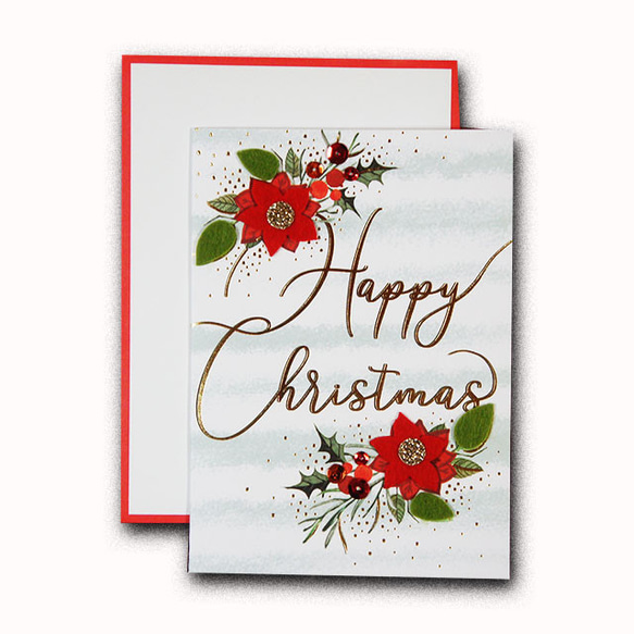 クリスマスカード　「オートグラフ」　10　四点セット　 C　xmass-10 6枚目の画像