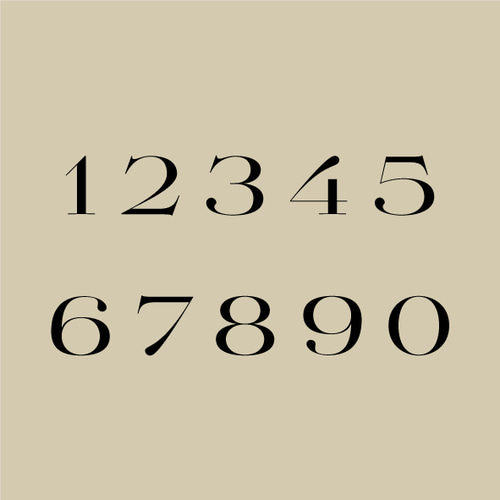 ◇テーブルナンバー 数字/アルファベット 結婚式 装飾 その他ペーパー