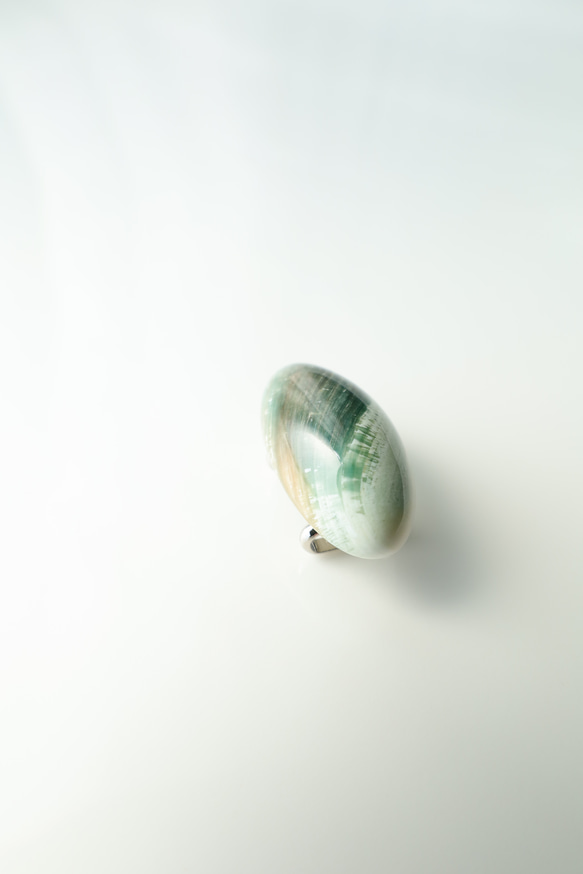 【侘び】夜光貝の帯留め(三分紐用)　桐箱付き　送料込み 7枚目の画像