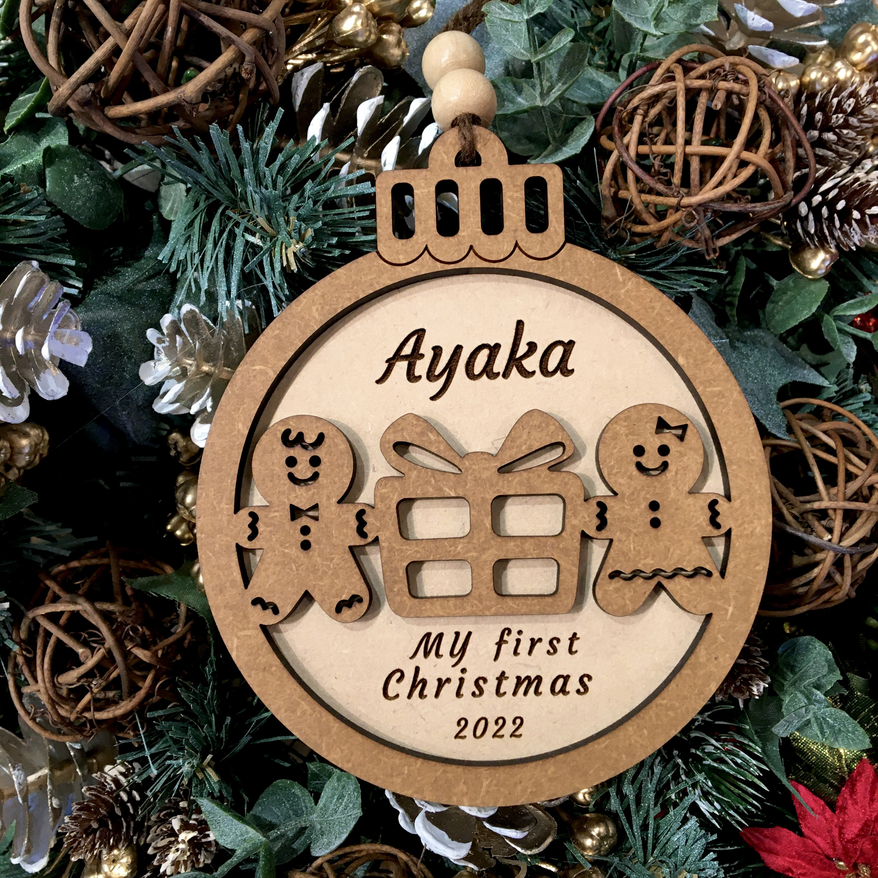 貴重！クリスマスオーナメント アジカン サイン入り クリスマス オーナメントボール型 オーナメント / お名前刻印